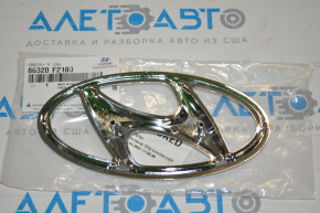 Эмблема решетки радиатора Hyundai Elantra AD 17-18 дорест новый OEM оригинал