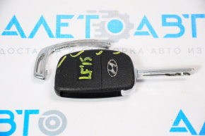 Ключ Hyundai Sonata 15-17 4 кнопки, корпус с дефектами