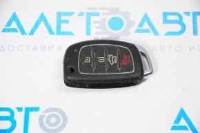 Ключ Hyundai Sonata 15-17 4 кнопки, нет жала