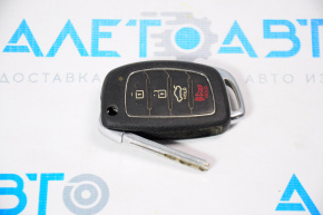 Ключ Hyundai Sonata 15-17 4 кнопки, сломан механизм открытия