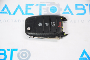Ключ Kia Sorento 10-15 4 кнопки, сломан механизм открытия, нет фрагмента