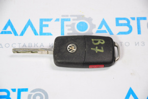 Ключ VW Passat b7 USA 5 кнопок, раскладной