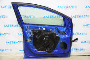 Дверь голая передняя левая Chevrolet Volt 16- синий GD1, тычки