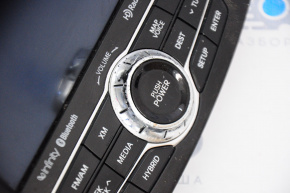 Магнитофон радио Hyundai Sonata 11-15 с навигацией, стерт хром, не работает дисплей, на З\Ч