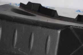 Накладка проема багажника Nissan Leaf 13-17 черная, слом креп, потерта