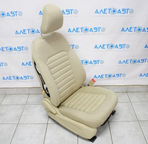 Пасажирське сидіння Ford Fusion mk5 13-16 без airbag, механічні, ганчірка беж