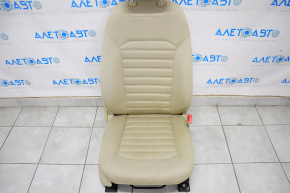 Пасажирське сидіння Ford Fusion mk5 13-16 без airbag, механічні, ганчірка беж
