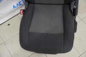 Сидіння водія Jeep Compass 11-16 без airbag, механічні, ганчірка черн, поріз, царап