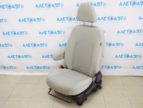 Сидіння водія Nissan Versa Note 13-19 без airbag, механічні, ганчірка сіра