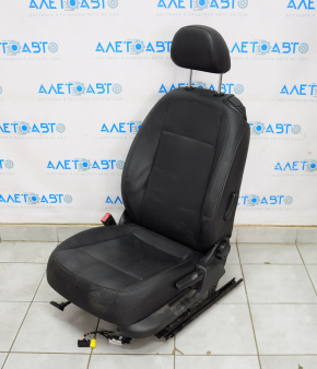 Сидіння водія VW Beetle 12- без airbag, механічні, шкіра черн