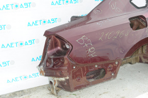 Четверть крыло задняя правая VW Passat b7 12-15 USA бордовая, вмятины