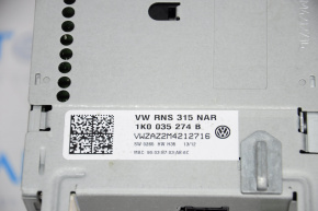 Монитор, дисплей, навигация VW Beetle 12-19 царапина, затерта кнопка