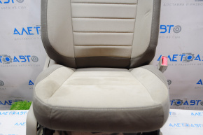 Пассажирское сидение Ford C-max MK2 13-18 без airbag, механич, тряпка беж, под химчистку