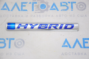 Эмблема надпись HYBRID крыло левая Honda Accord 18-22