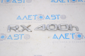 Эмблема надпись RX400h задняя Lexus RX400h 06-08 тип 1