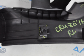 Накладка порога ззаду ліва Chevrolet Cruze 16- чорна, зламане кріплення
