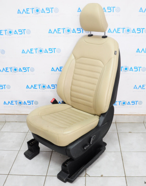 Водительское сидение Ford Edge 15- с airbag, электро, подогрев, кожа, беж