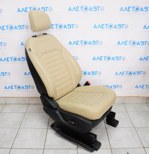 Пасажирське сидіння Ford Edge 16- з airbag, електро, підігрів, шкіра, беж