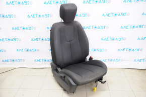 Пасажирське сидіння GMC Terrain 14-17 без airbag, хутро, ганчірка черн, красн рядок