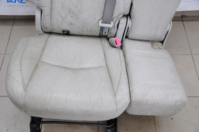 Заднє сидіння прав Lexus RX300 RX330 RX350 RX400h 04-09 шкіра сіре, під хімчіску