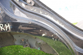 Чверть крило задні праві Acura ILX 13-18 чорна, дрібні стусани