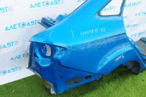 Чверть крило ззаду права Ford Fiesta 11-19 4d синій, з центр стійкою