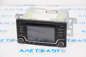 Магнитофон радио Nissan Sentra 13-19 монитор, без навигации,полоски на экране