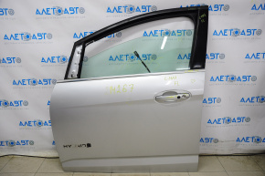 Дверь голая передняя левая Ford C-max MK2 13-18 серебро UX, тычки