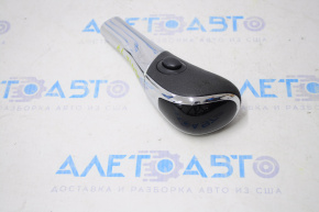 Ручка КПП Nissan Sentra 13-19 резина черная, глянцевая вставка