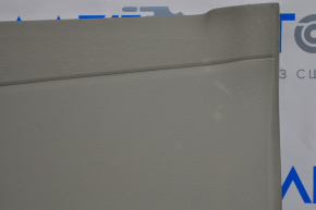 Обшивка двери карточка задняя правая Toyota Sienna 11-14 бежевая, слом креп, трещина, побелел пластик