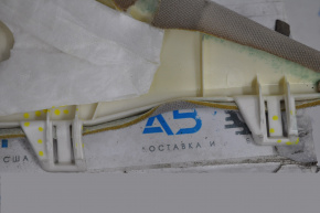 Накладка передньої стійки права Infiniti JX35 QX60 13- сіра, злам креп