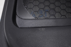 Обшивка двери карточка задняя правая Nissan Murano z52 15-18 кожа черн сер встав, царапины