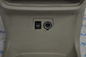 Консоль центральная под торпедой Toyota Sienna 11-14 бежевая, 2 части, царапина