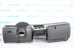 Торпедо передня панель без AIRBAG VW Passat b7 12-15 USA чорна, з бардачком і накладкою