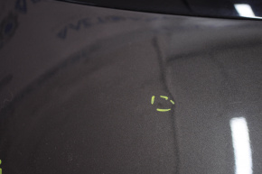 Крышка багажника VW CC 13-17 рест коричневый LB8R, с молдингом заднего стекла, тычки