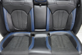 Задній ряд сидінь 2 ряд Chrysler 200 15-17 комбіноване черн- синє