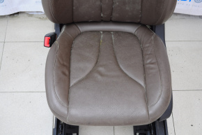 Водительское сидение Lincoln MKC 15- с airbag, электро, с вентиляцией, кожа коричневая, под химчистку