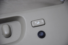 Сидіння водія Toyota Sequoia 08-16 без airbag, електро, шкіра беж, потерта, порвана
