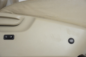 Пассажирское сидение Toyota Sequoia 08-16 без airbag,мех, кожа беж,подогрев не завод, потер