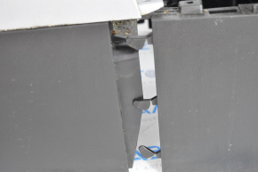 Консоль центральная подлокотник и подстаканники Toyota Sequoia 08-16 кожа беж, слом креп