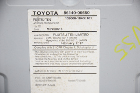 Дисплей радіо дисковод програвач Toyota Camry v55 15-17 usa