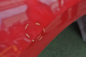 Чверть крило задні праві Hyundai Sonata 15-17 червоний, стусани