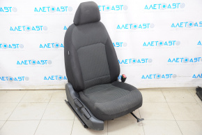 Пасажирське сидіння VW Passat b8 16-19 USA без airbag, хутро, ганчірка чорн