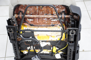 Водійське сидіння Ford Fusion mk5 17-20 без airbag, хутро, ганчірка сіра, під хімчистку, іржава