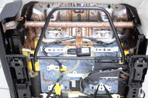 Пасажирське сидіння Ford Fusion mk5 17-20 без airbag,хутро, ганчірка сіра, під хімчистку, іржава