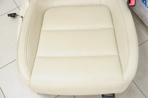 Пассажирское сидение VW Tiguan 09-17 с airbag, механич, кожа беж