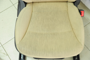 Пасажирське сидіння Hyundai Sonata 11-15 без airbag, механічні, ганчірка беж, під хімчистку