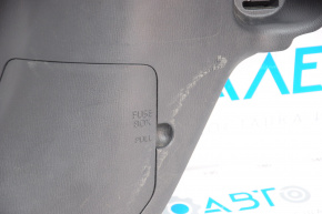Накладка передней стойки левая низ Mazda 3 14-18 BM черная, царап