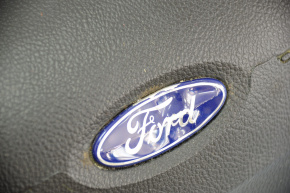 Подушка безопасности airbag в руль водительская Ford Focus mk3 15-18 рест, замята эмблема, порвана