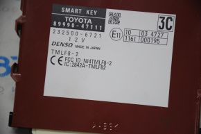 COMPUTER ASSY, SMART KEY Toyota Prius V 12-17